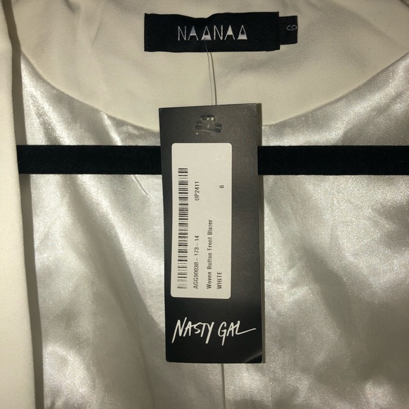 Brand new NastyGal white blazer! - Picture 3 of 3